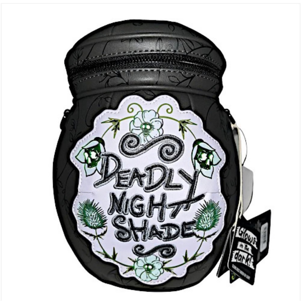 Loungefly NBC Sally's Deadly Nightshade Glow Crossbody Bag